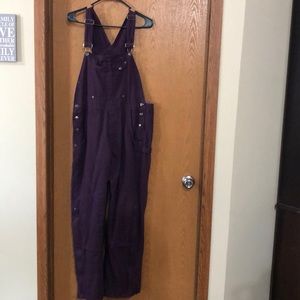 Roper purple Small and blue Large coveralls